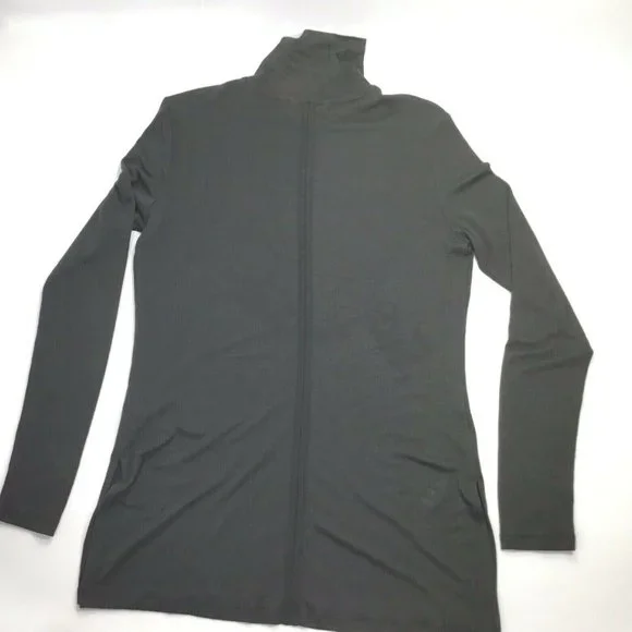 Athleta Threadlight Turtleneck Tunic Women's Size XS Lightweight Knit Olive - Picture 7 of 9